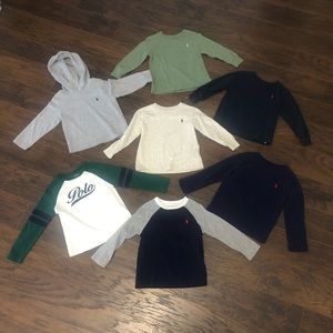 Bundle of 7 Ralph Lauren 2T toddler shirts
